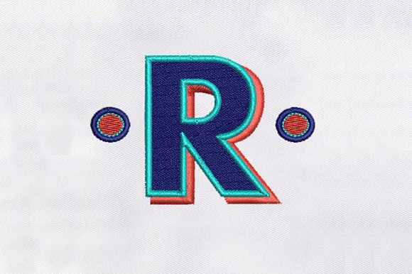 Alphabet Font Design Review for Sweatshirt Embroidery