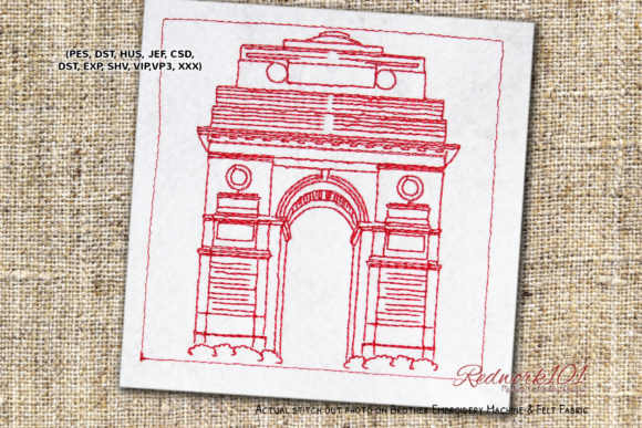 India Gate Lineart