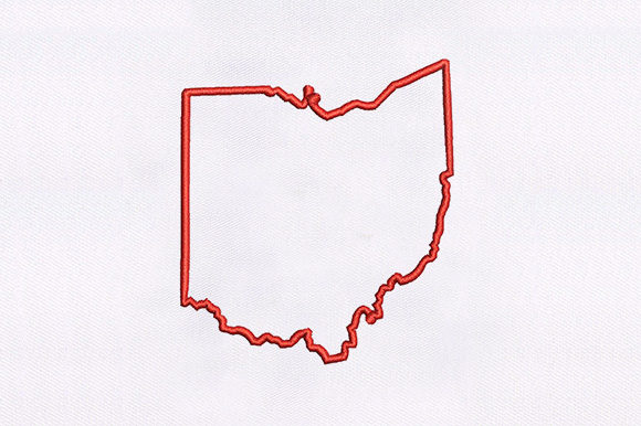 Ohio Map Outline Design Review for Seasonal Use