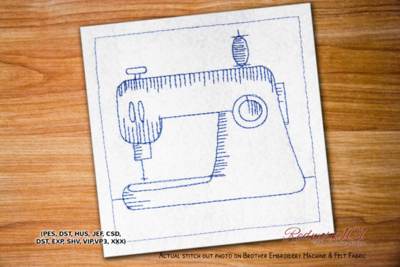 Sewing Machine Lineart Embroidery Review