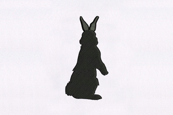 Shadow Style Rabbit Design Review for Seasonal Embroidery